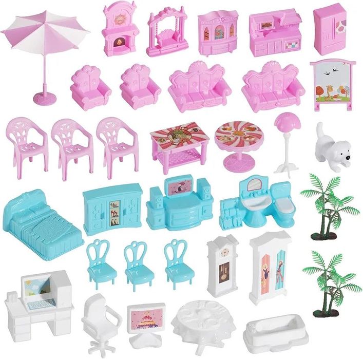 Къща за кукли с мебели