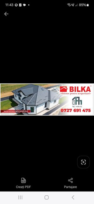 Țiglă metalică Bilka