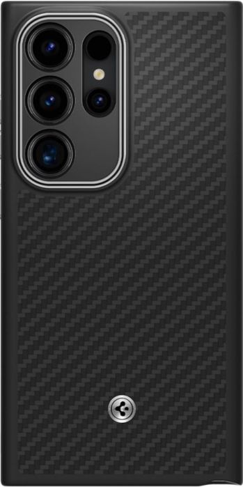 Husa Samsung Galaxy S24 Ultra - Spigen Enzo Aramid - Matte Blac