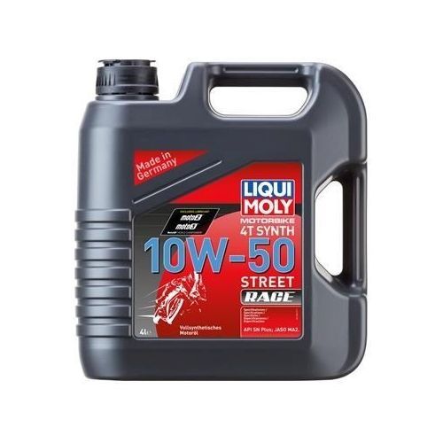Ulei motor sintetic Liqui Moly Motorbike 4T 10W50 Street Race (1686) 4 Litri