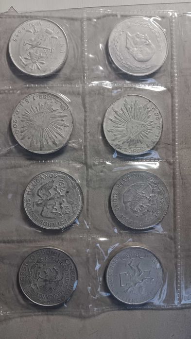 Мексикански монети от 19-ти и 20-ти век.