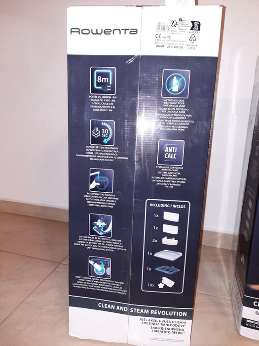 Парочистачка ROWENTA Clean & Steam Revolution RY7731WH, 1500W,
