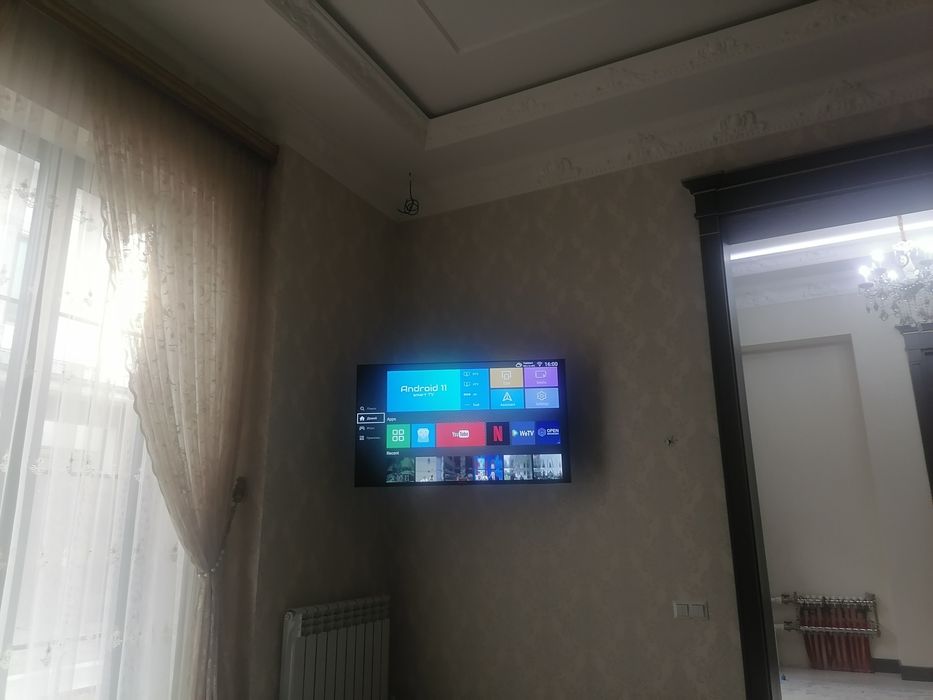 Антенна установка и кранштейн установка и настройка  телевизор