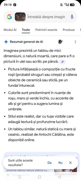Tablou pictat manual