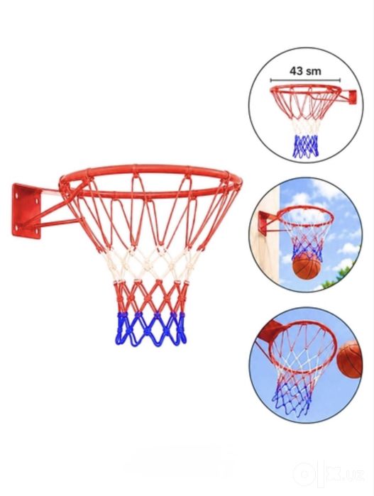 Basketbol Shit temirli setka bilan