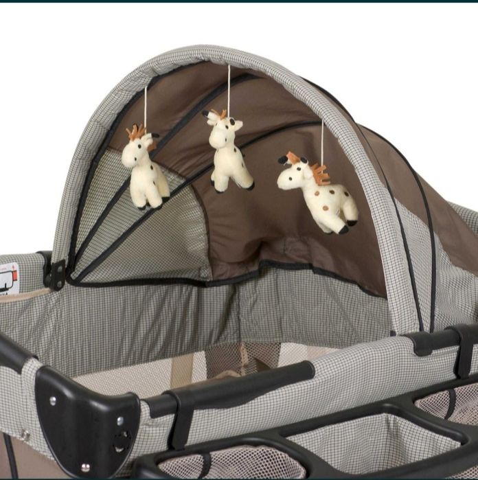 Даставка бесплатная Детский Кровать Манеж  Baby Trend Deluхе