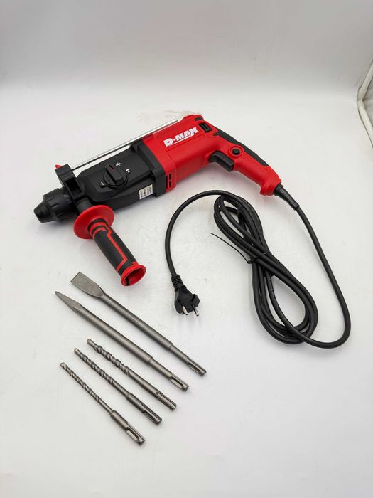 Перфоратор D-MAX DM-2-26 | 900 Вт | SDS-Plus | 3 режимов работы