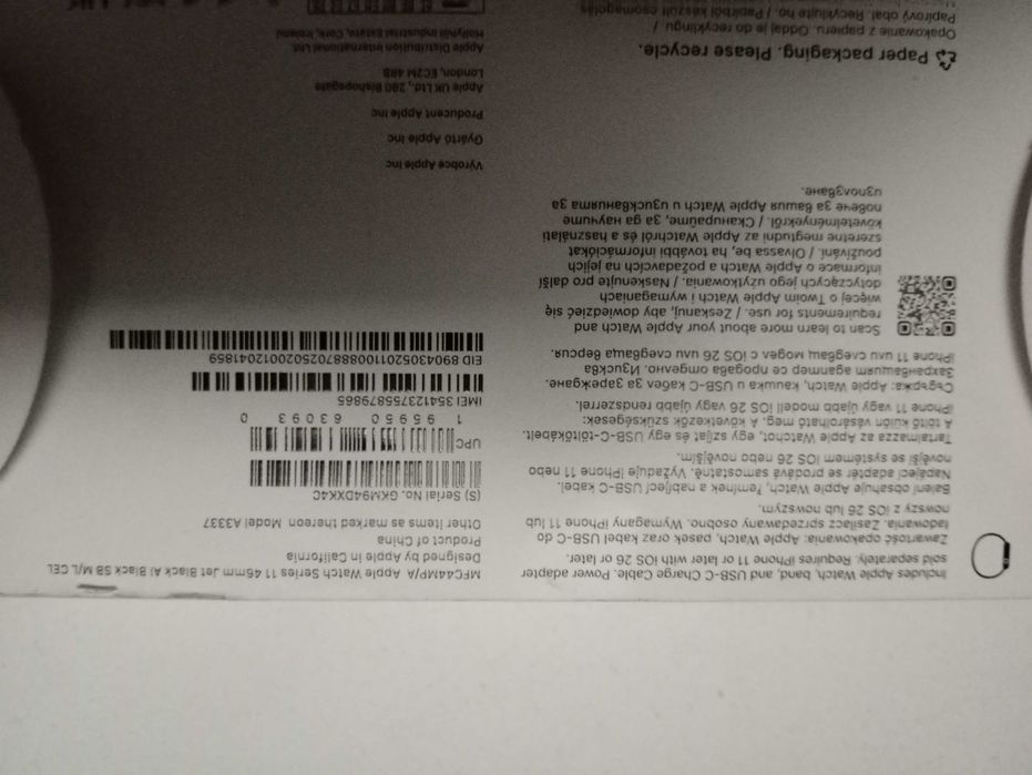 Apple watch series 11 46mm