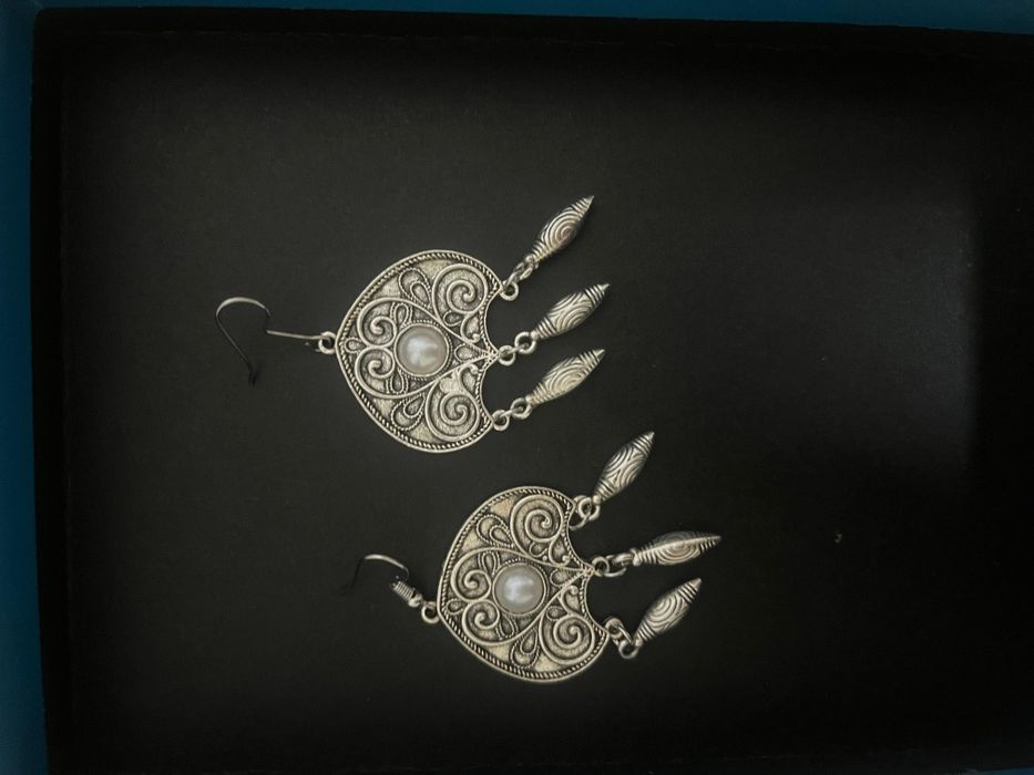 Этно серьги (ручная работа)