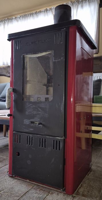 Soba tip semineu, Alfa Plam  cu plita, 6 kw