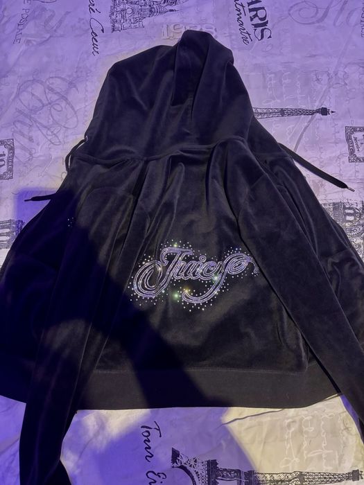 Juicy Couture суичер цвят черен