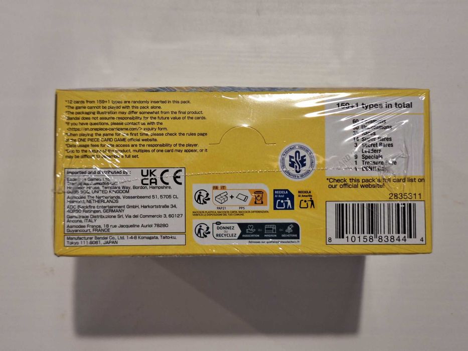 Booster Box One Piece TCG Display OP-15 Adventure on Kami's Island - Sealed (Sigilata)