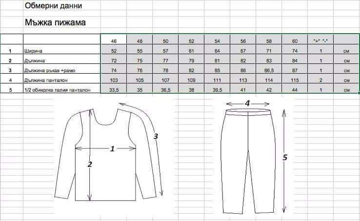 Мъжки долнища на пижами 2ХЛ-5ХЛ