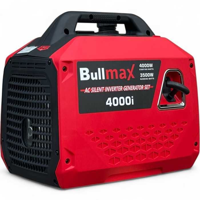 Инверторен обезшумен генератор за ток Bullmax 4000i, 3.5kW, Чиста сину