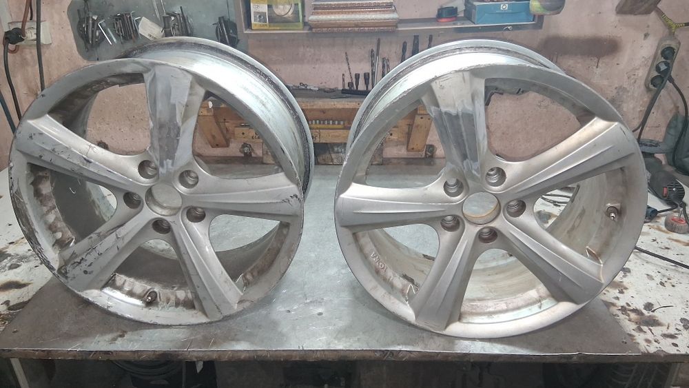 Sudor aluminiu jante de aliaj.