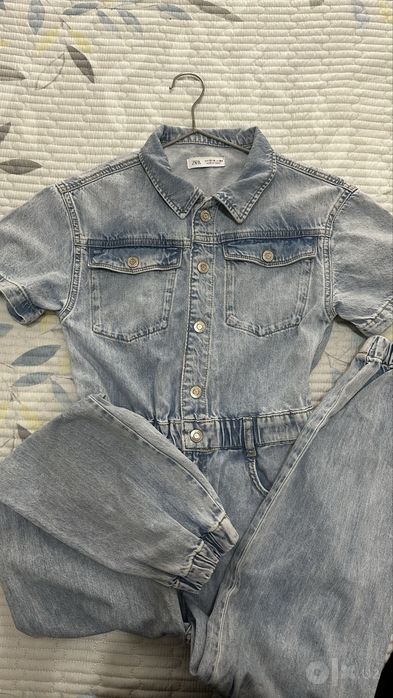 Джинсовый комбинезон ZARA для подростка