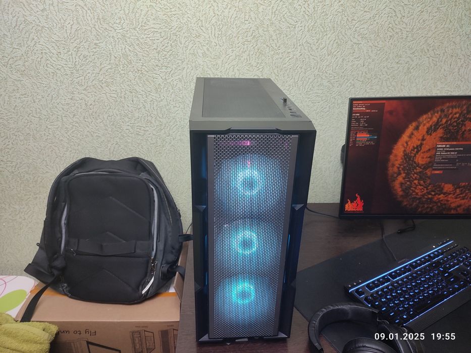 Игровой компьютер R5 7500f RX 7800 XT DDR5 32GB SSD 1TB + ПОДАРОК СТОЛ