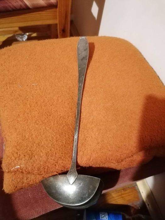 Посребрен черпак