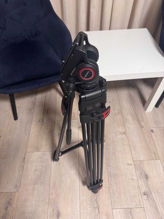 Newer Видео статив 89 см-189 см, професионален, с флуидна глава