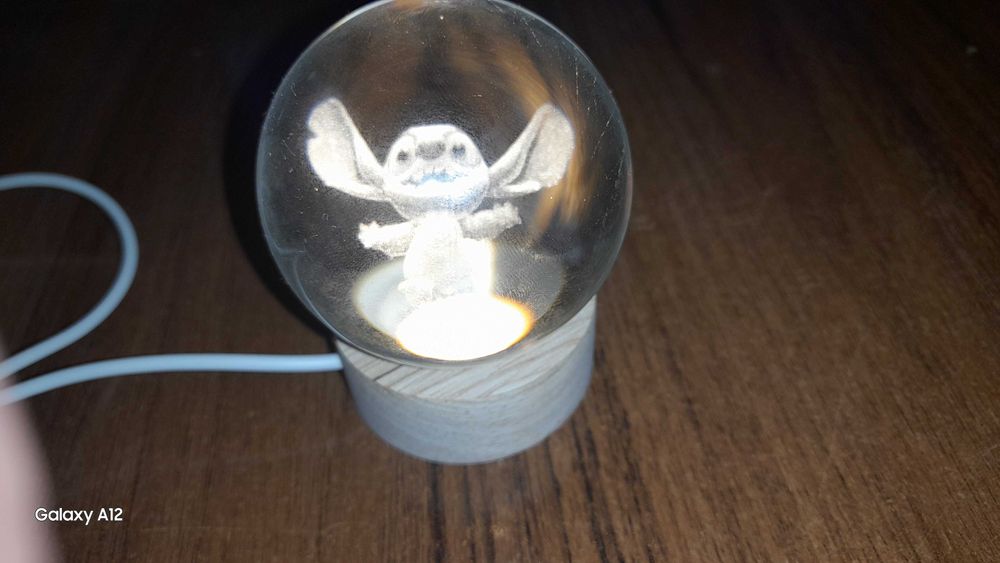 Хрустальный шар-ночник