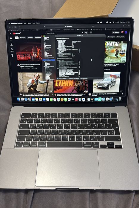 Macbook m2 модель 2023 года 15.3