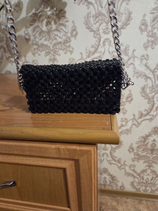 Сумочка из бусины.Новая.