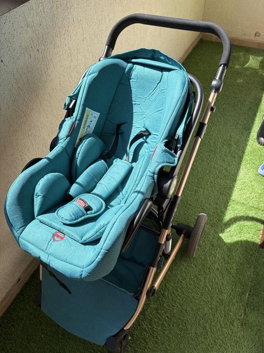 Carucior cu landou reversibil si scoica