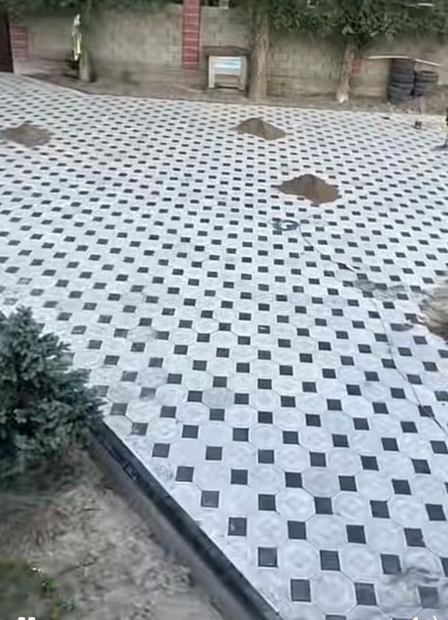 Укладка брусчатка