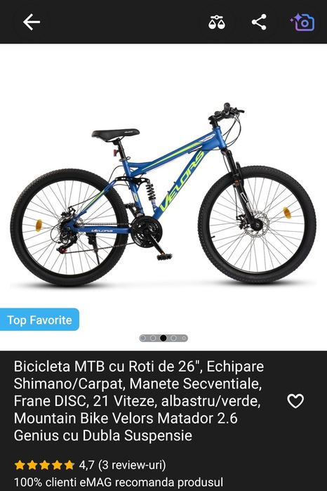 Bicicleta full suspension