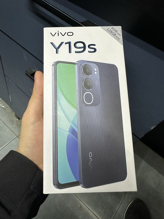 Vivo 19s, 6/128 коробка документ хаммаси бор