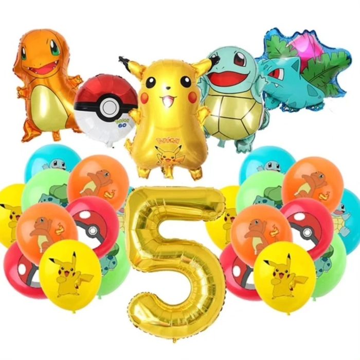 Парти сет украса   Покемон