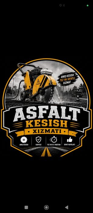 Asfalt kesish va Asfalt xizmatlari