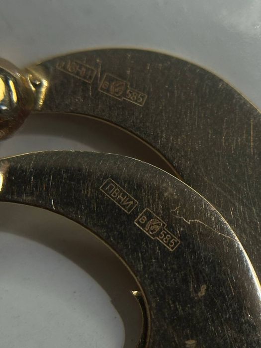 Золотые серьги/BariBarShop/0•0•24