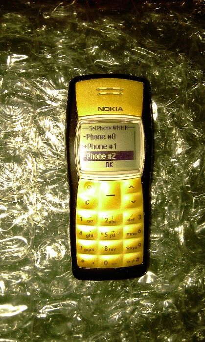 NOKIA 1100, Black Series, Firmware 3.11 RH-15 - Vintage Phone