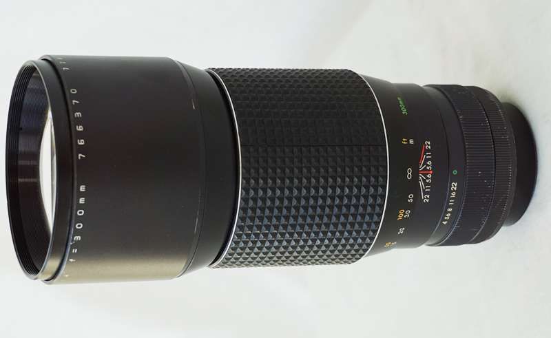 Teleobiectiv Makinon 300mm f4 montura Canon FD