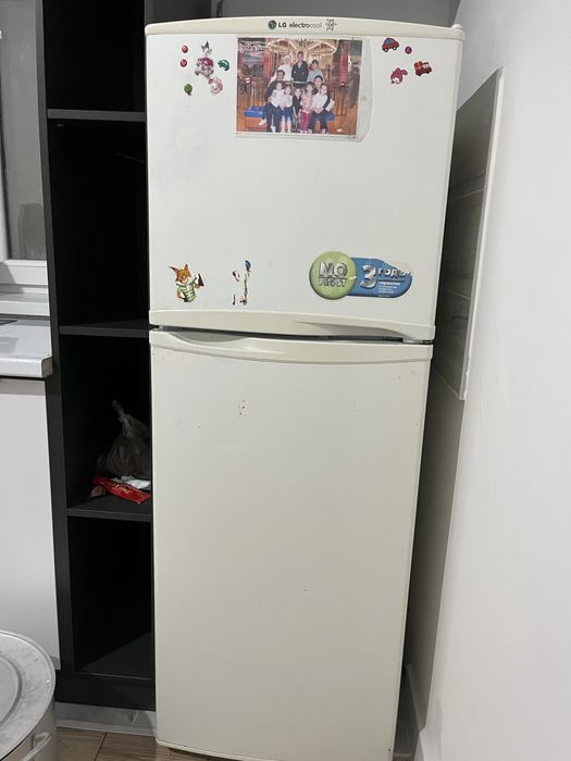 Холодильник LG в рабочем состоянии