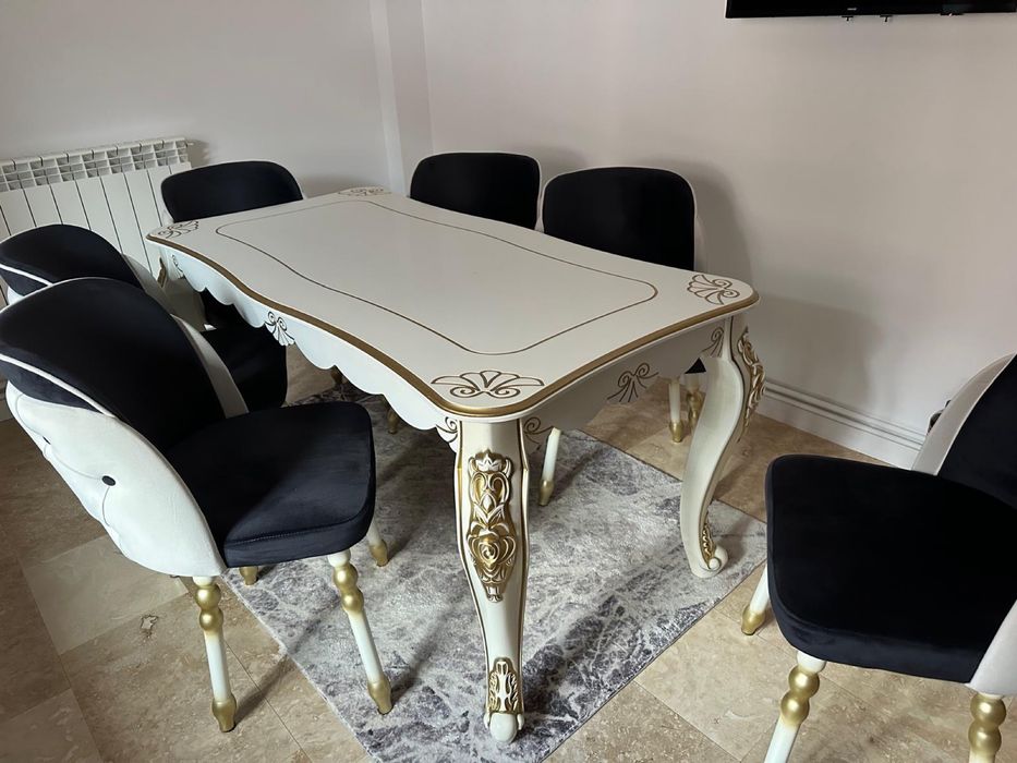 Set masa cu sase scaune