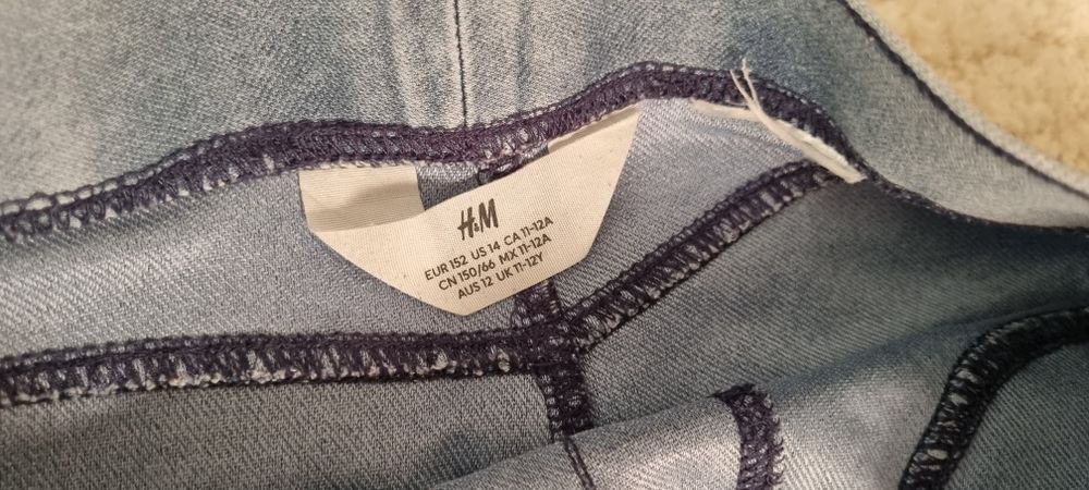 Дънков панталон H&M/сет с два суитчъра,  10г.