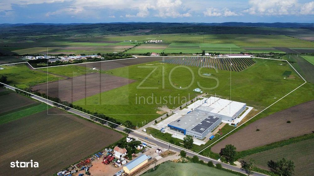 Teren industrial de vânzare cu PUZ aprobat si utilitati
