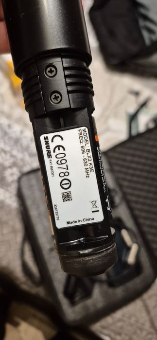 Microfon Shure model BLX2 K3E