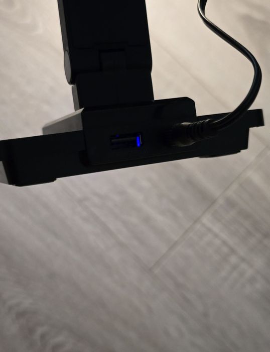 Lampa birou LED BIENSER cu încărcare wireless 10W, USB