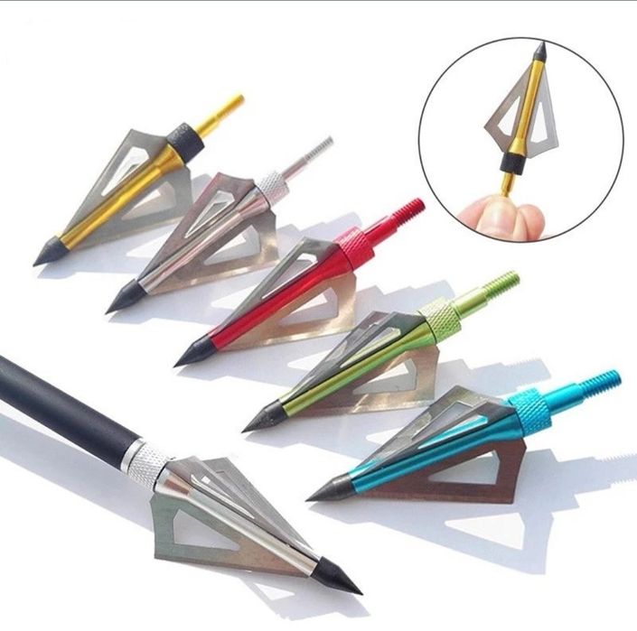 Varfuri varf sageata sau arbaleta cu 3 lame pentru vanat vanatoare