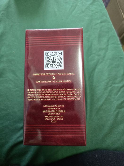 Parfum Scandal Jean Paul Gaultier pour homme 100ml edt