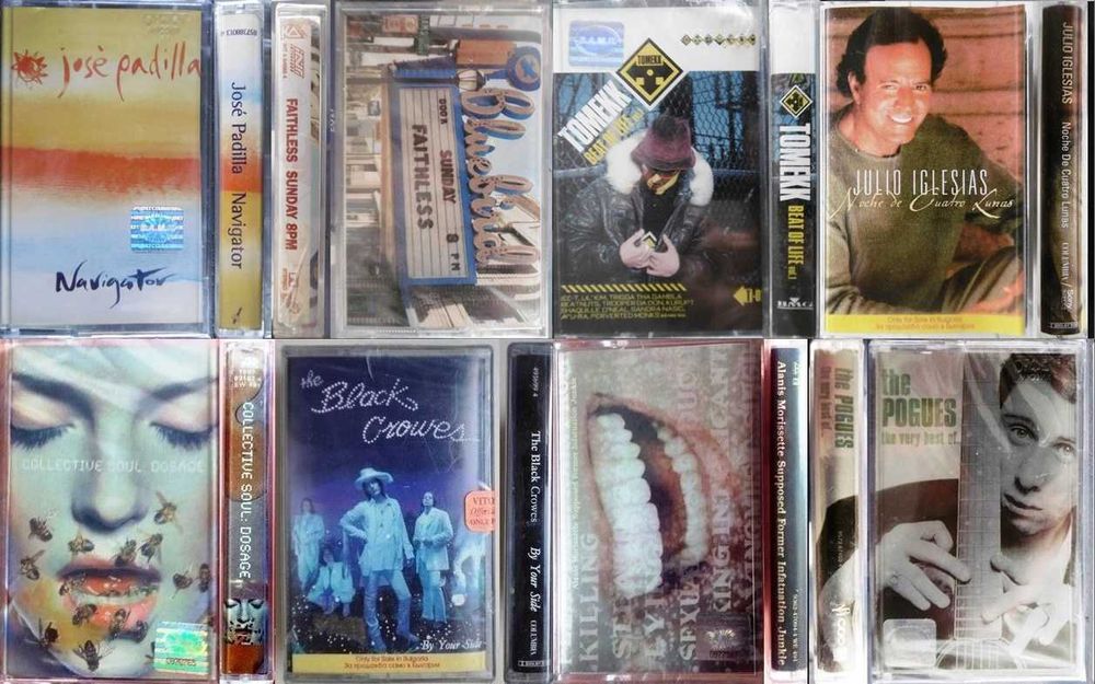 # 5 - Лицензни и оригинални аудио касети - разнообразна музика.