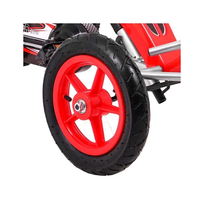 Kart cu pedale, Kinderauto F8-1, roti Gonflabile 10 inch RED