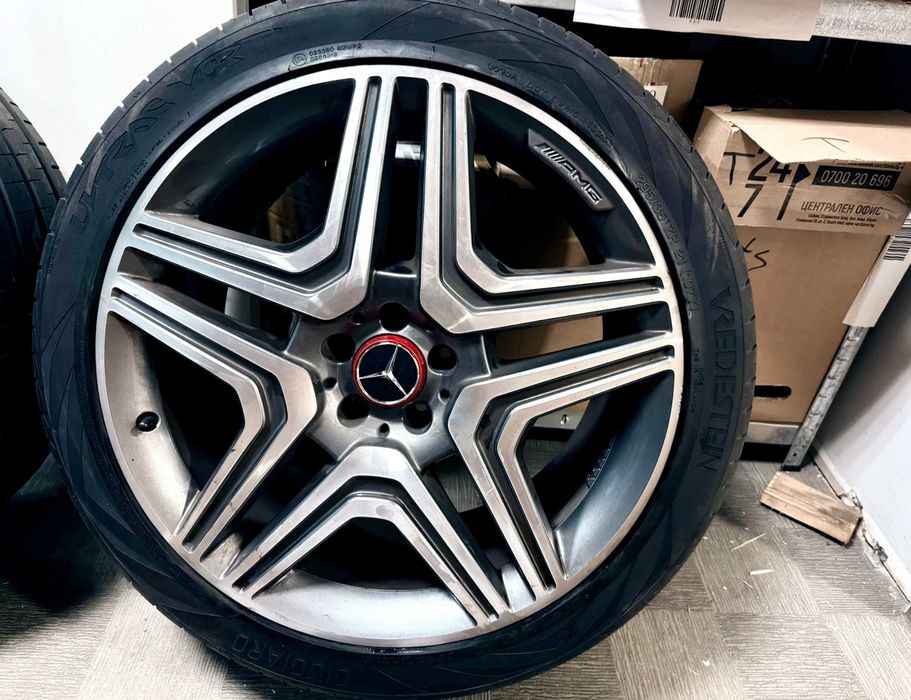 Оригинални 21" AMG джанти W166 с гуми 295/35/21 Dot 2020 на 6х км