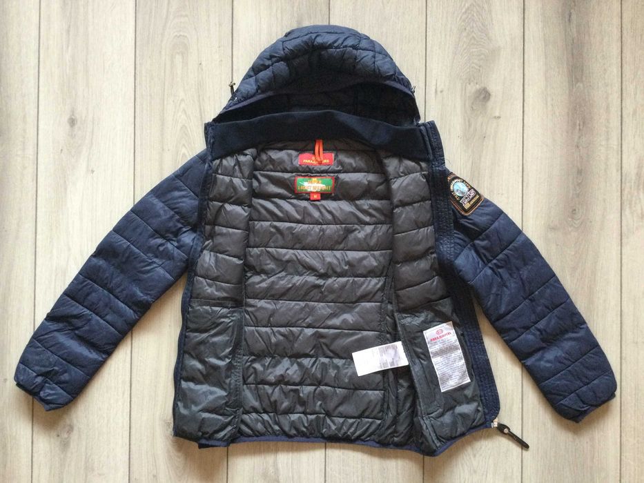 синьо дамско женско пухено яке PARAJUMPERS размер М от Италия