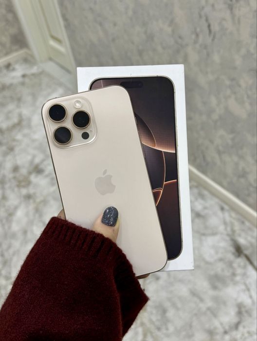 iPhone 16 Pro Max Desert Titanium Karobka dokument