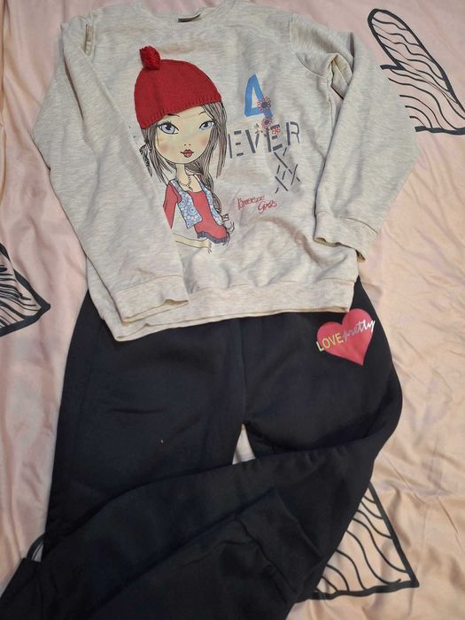 Нови! Клин(ватиран) и блузка 116/122р.р