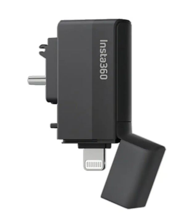 Cititor carduri pentru One X3 INSTA360,Quick Reader,USB-C Lightning